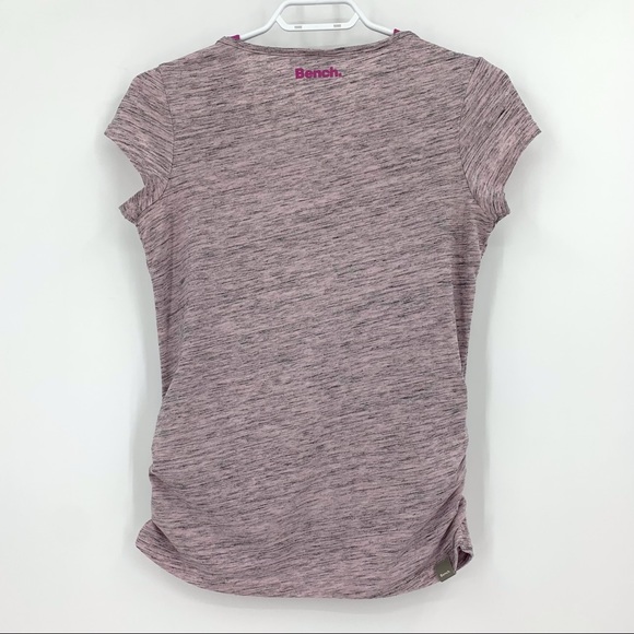 2/$25 Bench Girl's Pink and Grey Short Sleeve Layered T-Shirt, 13/14 - Picture 5 of 16